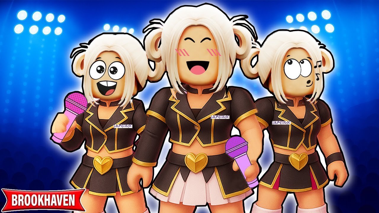 TROJACZKI ZOSTAŁY ŁOWCAMI DEMONÓW w Roblox Brookhaven   😁 (Kpop Demon Hunters)