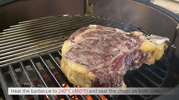 Monolith Grill Tutorial Basic   Direct & indirect cooking with SGS and half fillng with charcoal   E