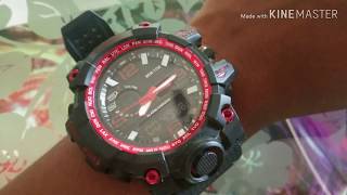 Skmei Analog-Digital Black Dial Men's Watch - 1155-Red

Unboxing