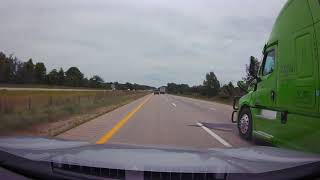 HD Dash Cam - Interstate 196 West Through Michigan Summer 2022 -Fennville South Haven Bangor