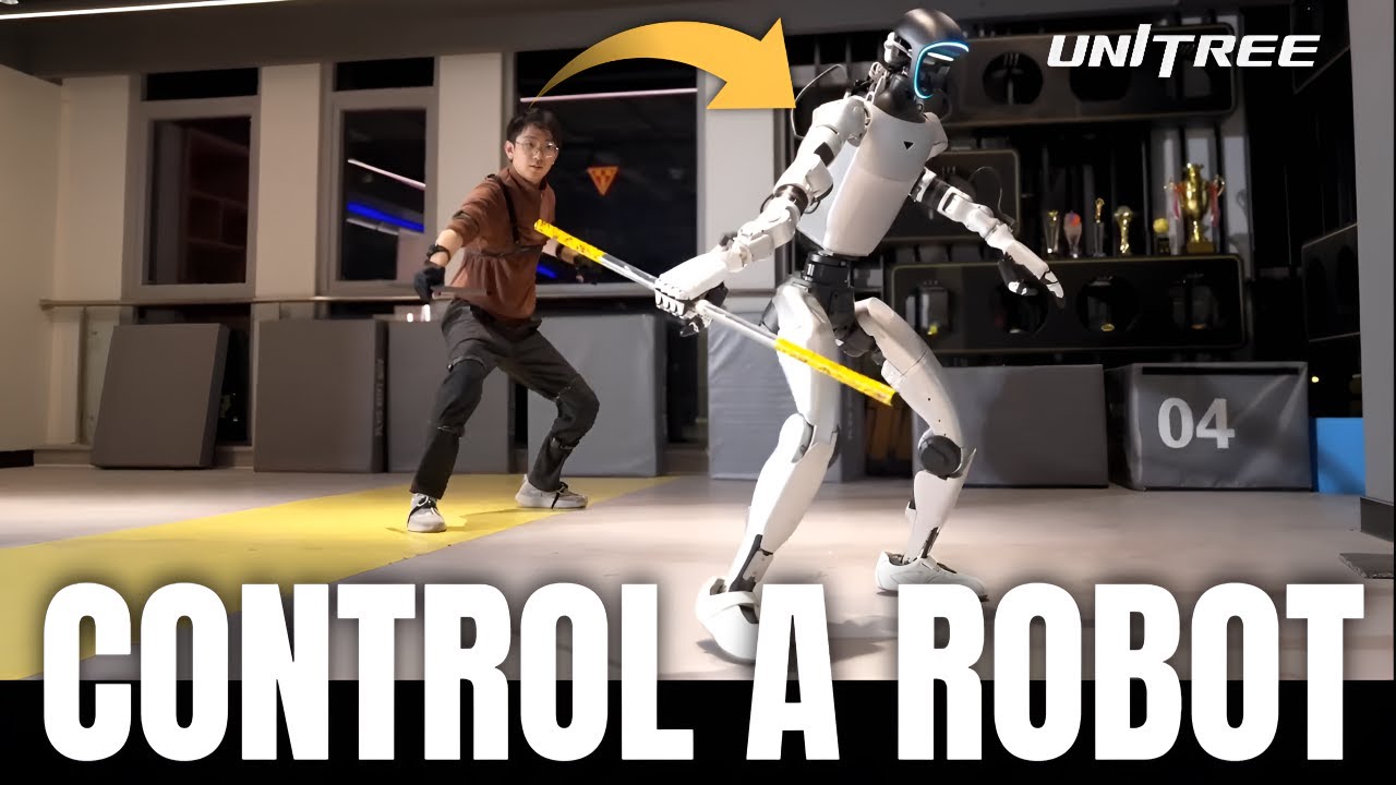 Воплощенный аватар от Unitree: робот, который движется точно так же, как вы