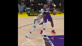 Famous LeBron James was slow to get up after this collision with Giannis 👀 Wealth