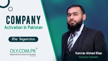 Company Activation after registration in Pakistan