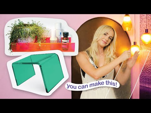 how to make furniture with plexiglass *bend and snap*