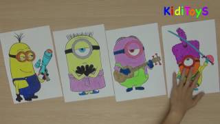 MINION COLORING PAGES FOR KIDS #1 - KIDITOYS
