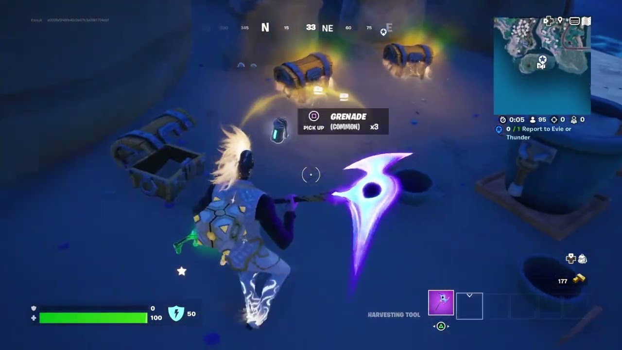 How to easy Report to Evie or Thunder Fortnite