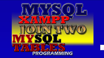 how to join two tables in mysql with xampp shell cmd with osp pro