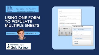 Using One Form to Populate Multiple Sheets in Smartsheet | School of Sheets Tutorial