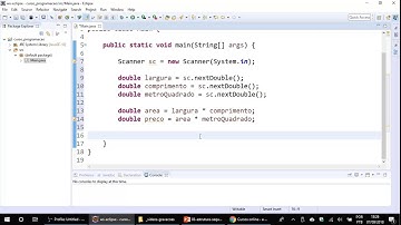 03 10 Estrutura sequencial em Java   exercício resolvido 01