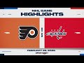 NHL Highlights | Flyers vs. Capitals - February 25, 2025