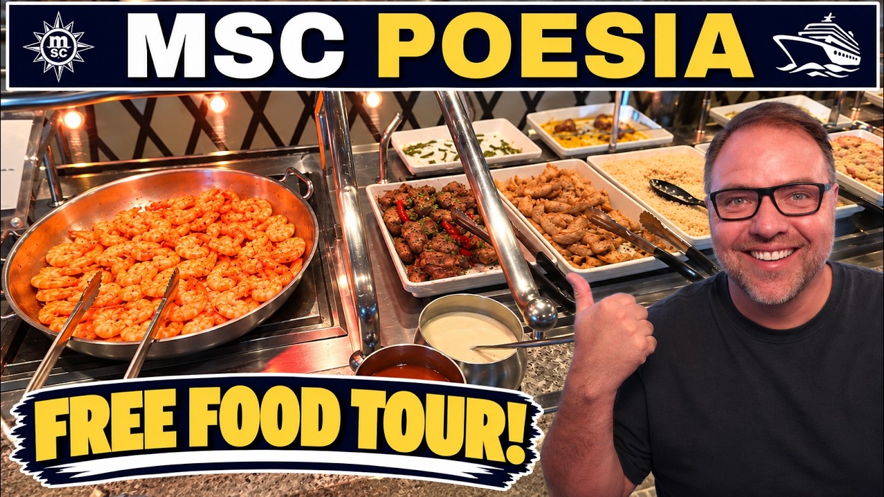 FREE MSC Poesia Food: What's Included!