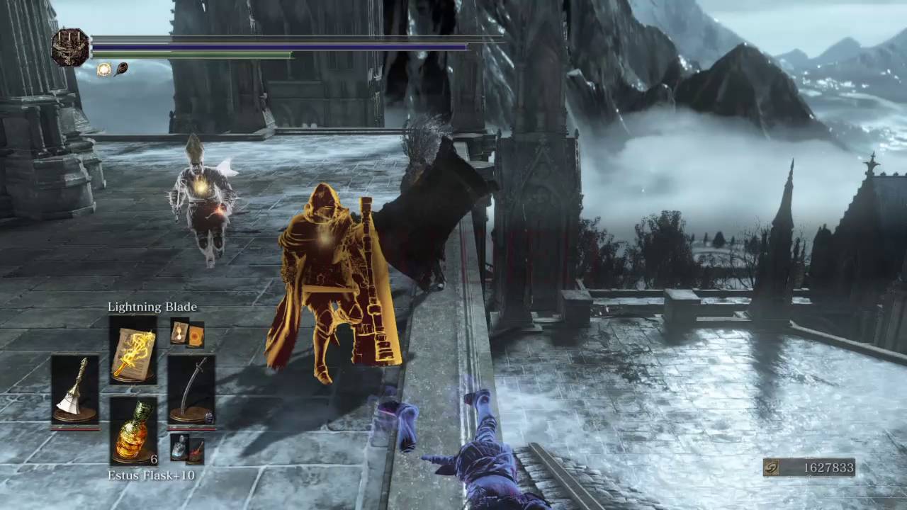 Dark souls 3 Aldrich's faithful worst spawn possible