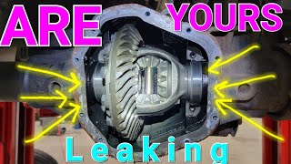 BOOHOO your Ford F250 F350 is Leaky, again | 4x4 front DIFF seals  Find out HOW TO