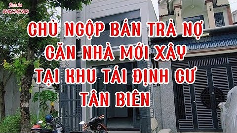 Chủ đổ nợ ,Bán gấp căn nhà mới 1 trệt 1 lầu khu tái định cư Tân Biên, TP Biên Hoà #bán_nhà_đồng_nai