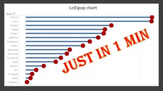 Lollipop chart in Tableau just in few seconds
