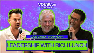 Leadership with Rich Lunch — Louie Giglio and Chad Veach — VOUSCon 2023 by VOUS Friends + Family 2,160 views 5 months ago 41 minutes