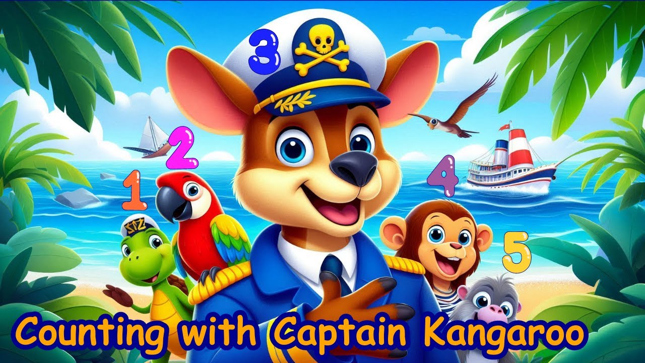 Captain Kangaroo Counting With The Captain