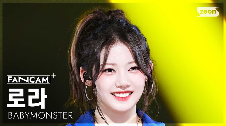 [안방1열 직캠4K] 베이비몬스터 로라 'HOT SAUCE' (BABYMONSTER RORA FanCam) @SBS Inkigayo 250713