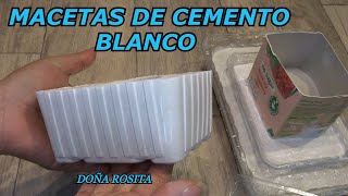 🤩mira!!! Como hacer macetas de cemento, tutorial completo paso a paso RECICLAJE DE ENVACES PLASTICOS
