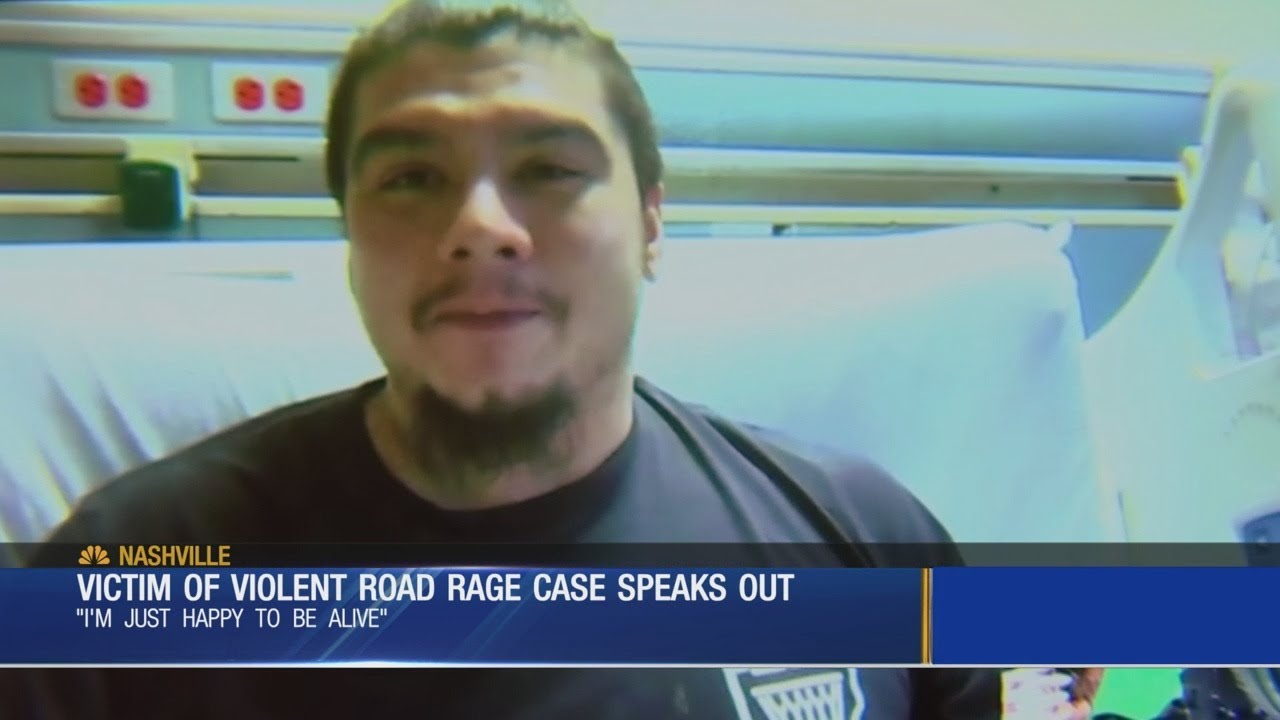 Victim of interstate road rage speaks out - YouTube