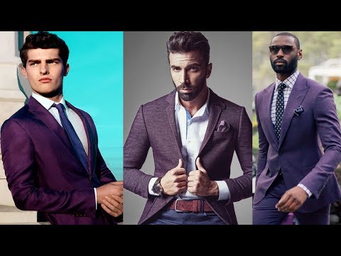 Update more than 237 purple colour suit men best