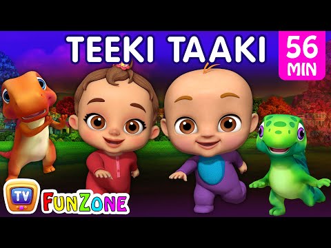 Teeki Taaki Action Song | Popular 3D Nursery Rhymes & Baby Songs for Babies | ChuChu TV Funzone