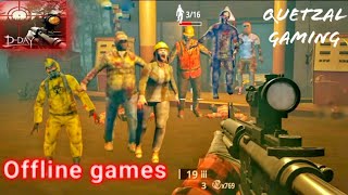 FASTEST ZOMBIES KILLS || FPS GAMES - ZOMBIE HUNTER D-DAY screenshot 5