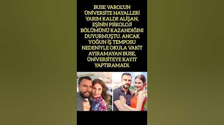 BUSE VAROL'UN ÜNİVERSİTE HAYALLERİ YARIM KALDI!
