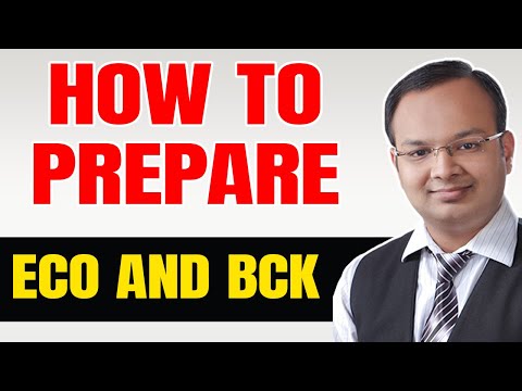 Video: How To Prepare Yourself For Eco