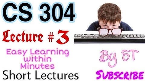 Lecture no 3 (CS-304)#V.uShort Urdu Lecture With Sadia Tariq