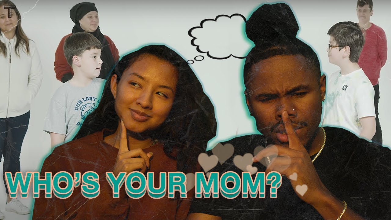 We Reacted to Match Kid to Mom By Cut 😂