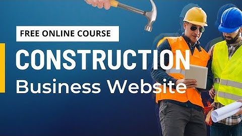 How to Create a Construction Company Website ( step by step ) | #construction