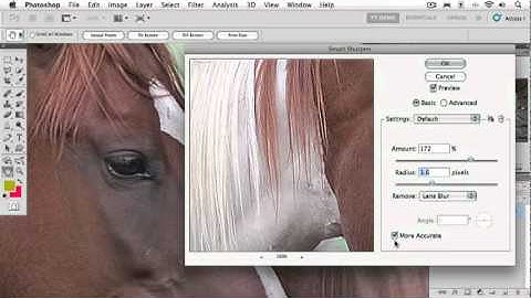 Total Training for Adobe Photoshop CS5 Extended.  Sharpening Images with Smart Sharpen