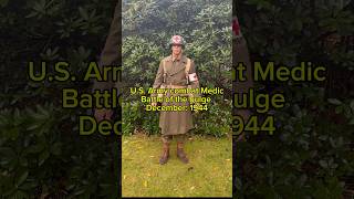 Battle of the Bulge medic impression #ww2 #history #1940s #viral #army #trending #battleofthebulge