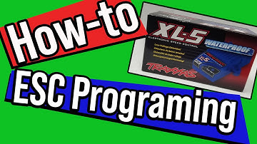 Hobby 365: How to program the Traxxas XL-5 and VXL ESC