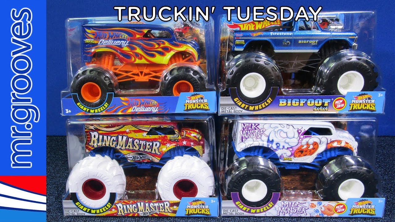 hot wheels milk monster truck