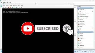 Shutting down firmware services... || Relocating modules and starting up the kernel...