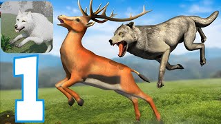 Wild Wolf Simulator Life Game |Tutorial - Story Mode - Gameplay Walkthrough Part 1 ( ANDROID / iOS ) screenshot 4