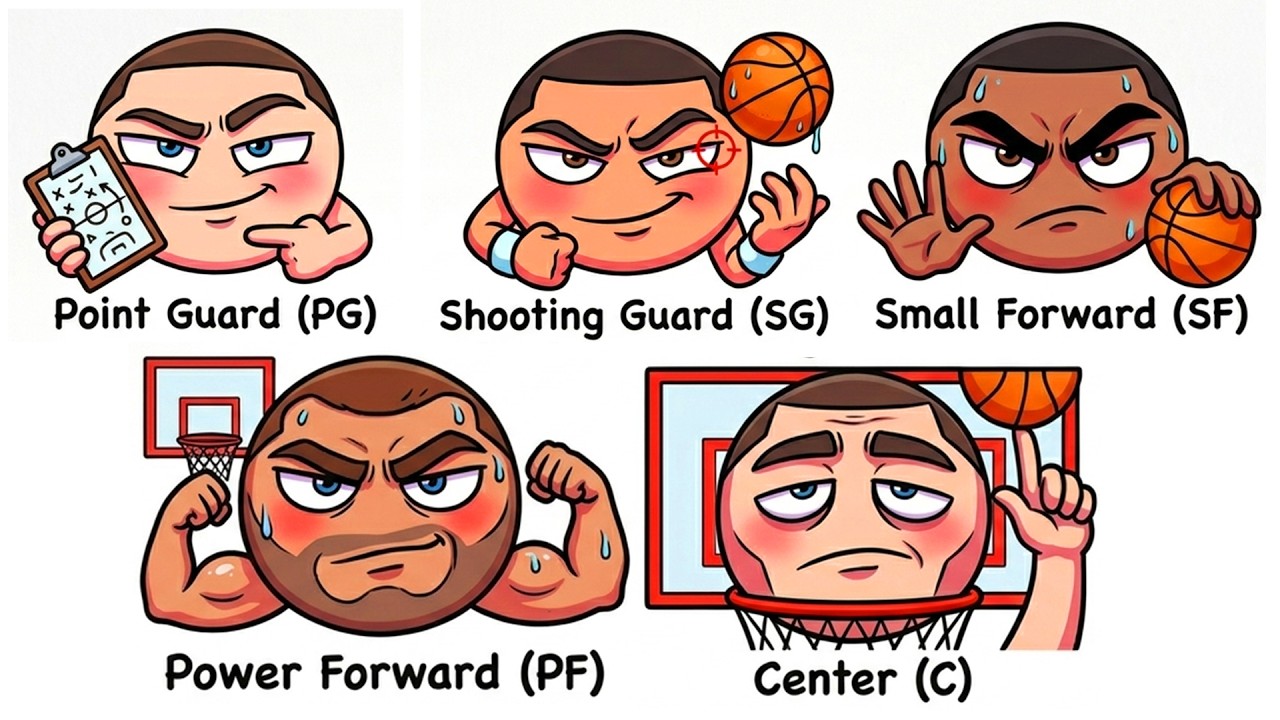 Every Position in Basketball Explained 🏀 - YouTube
