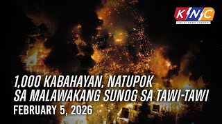 1,000 kabahayan, natupok sa malawakang sunog sa Tawi-Tawi | Kidlat News Channel (Feb. 5, 2026 10AM)