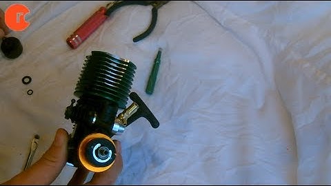 How to Assemble a Nitro engine Flywheel & clutch shoes
