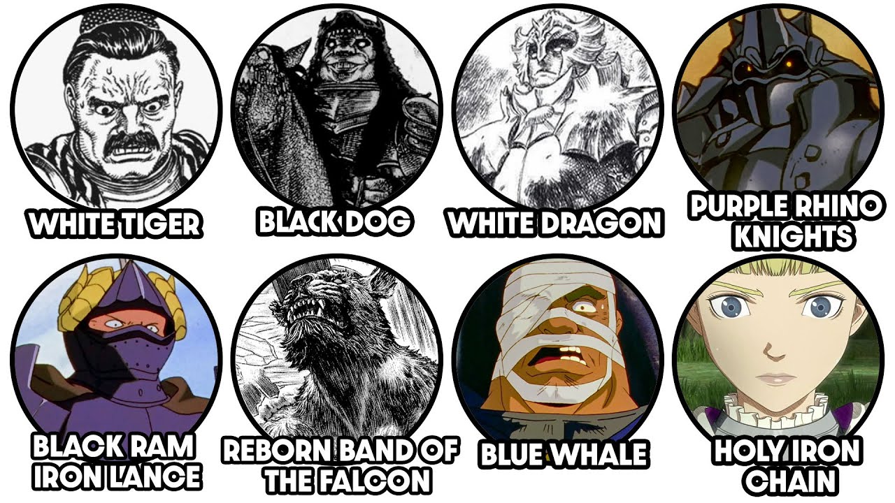 Every Knight Army in Berserk Explained