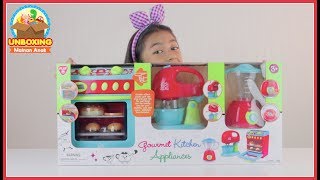 Unboxing Mainan Anak Masak-Masakan Gourmet Kitchen Appliances Bisa Mixer & Blender Beneran!!