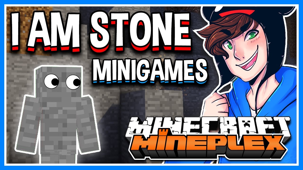 I AM STONE CHALLENGE Minecraft Mineplex Games Hunger Games 