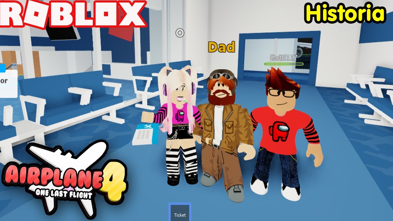 Nos Vamos De Vacaciones Con Nuestro Papa! Y Cosas Extrañas Nos Pasan! Roblox Airplane 4 Historia