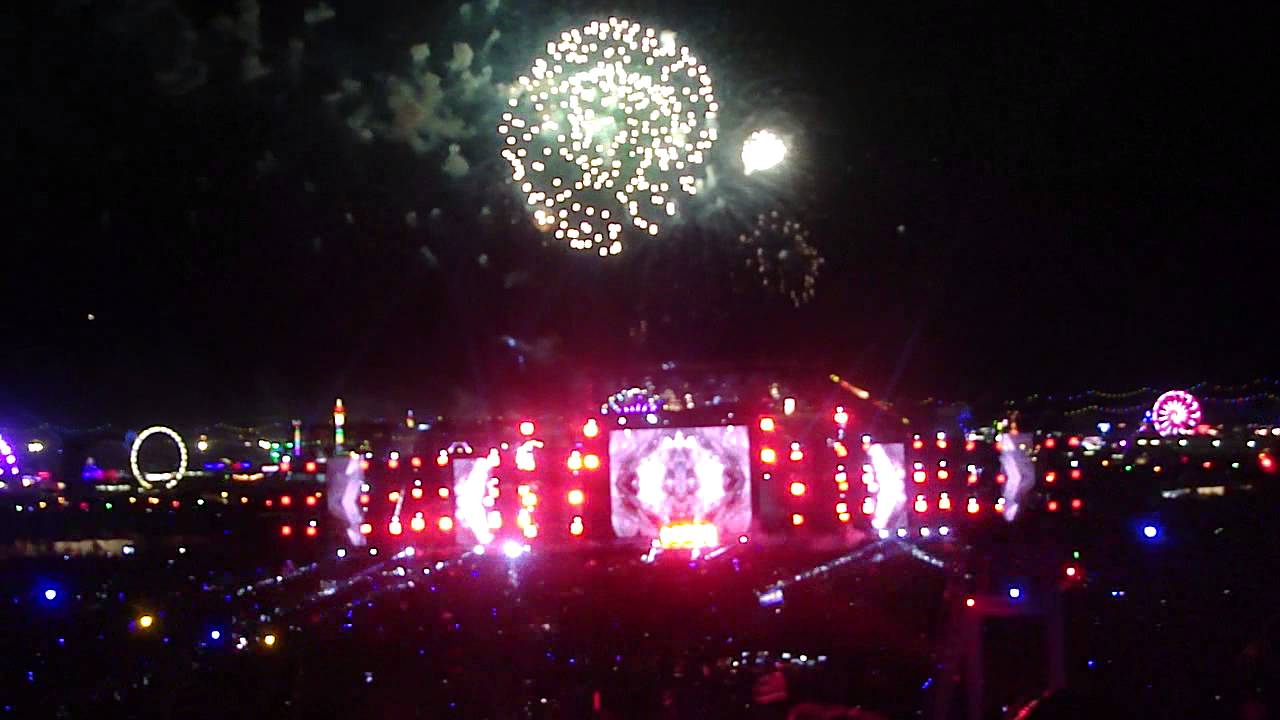 Knife Party Fireworks Show EDCLV 6.21.14