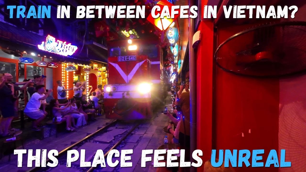 Exploring Hanoi Train Street & Beer Street in Old Quarters | Beer prices in Vietnam | Train Timings