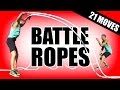 21 BEST BATTLE ROPES EXERCISES | Battling Rope Exercises For Muscle Ropes Workouts