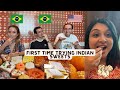 AMERICAN AND BRAZILIAN FRIENDS TRY INDIAN DESSERTS FOR THE FIRST TIME!