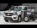 2017 Chevrolet Colorado Crew Cab original side IIHS crash test